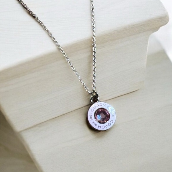 🦋 *NWOT* COACH silver necklace - Picture 3 of 4